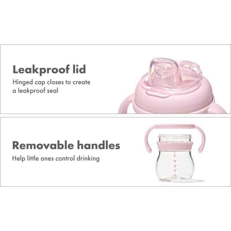 OXO Tot Transitions Soft Spout Sippy Cup With Removable Handles