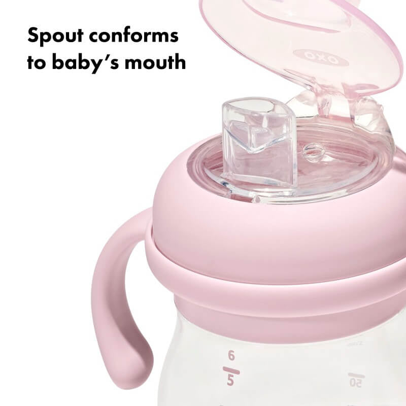 OXO Tot Transitions Soft Spout Sippy Cup With Removable Handles