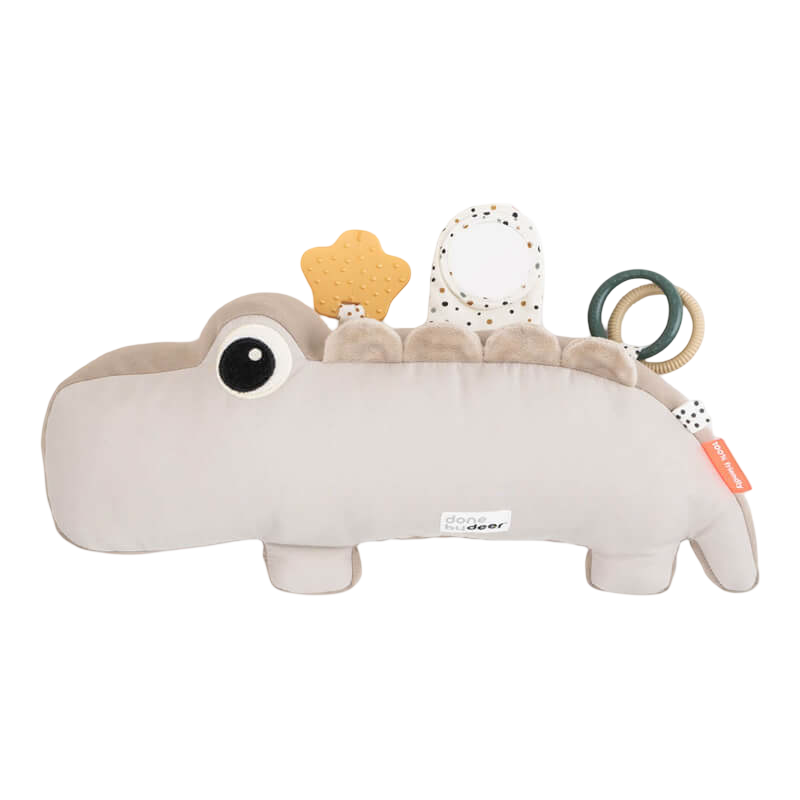 Done by Deer Tummy Time Activity Toy - Croco Sand