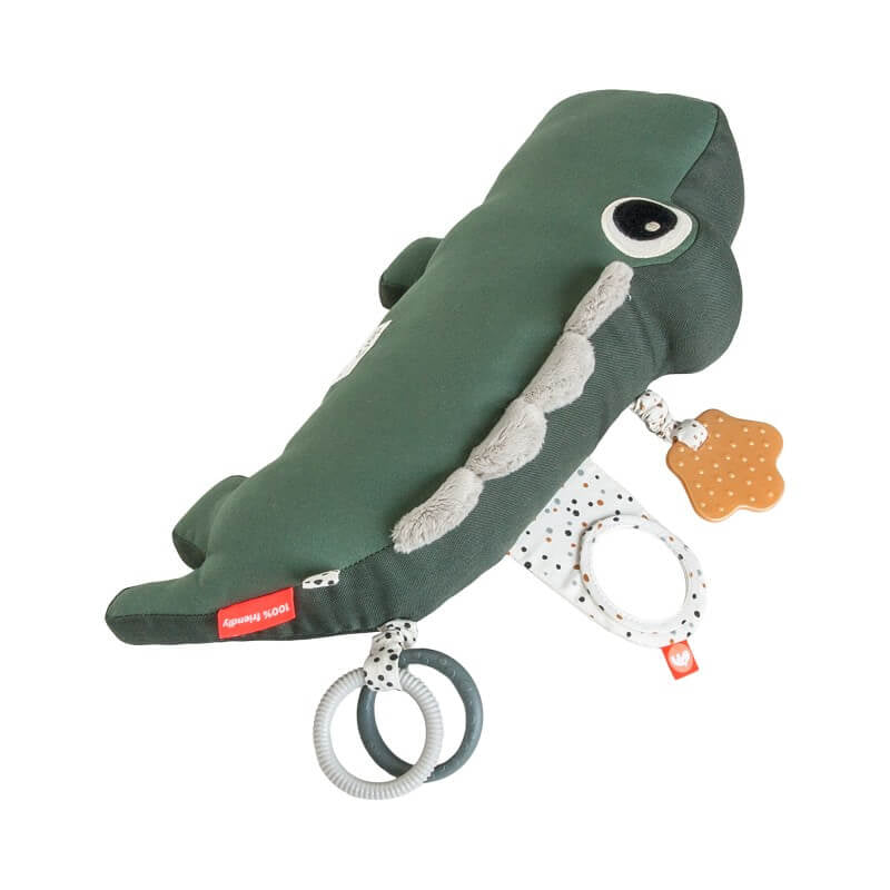 Done by Deer Tummy Time Activity Toy - Croco Green