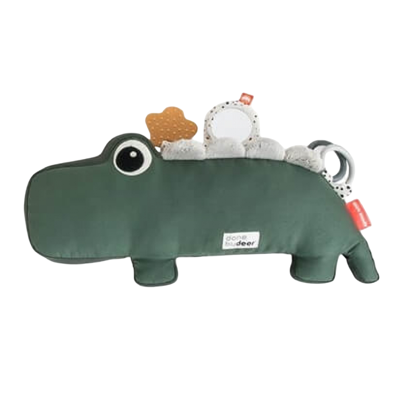 Done by Deer Tummy Time Activity Toy - Croco Green