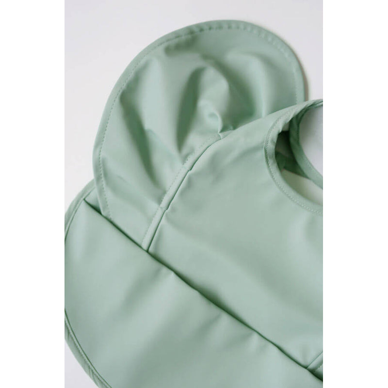 Waterproof Snuggle Bib - Sage Frill