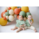 Waterproof Snuggle Bib - Sage Frill