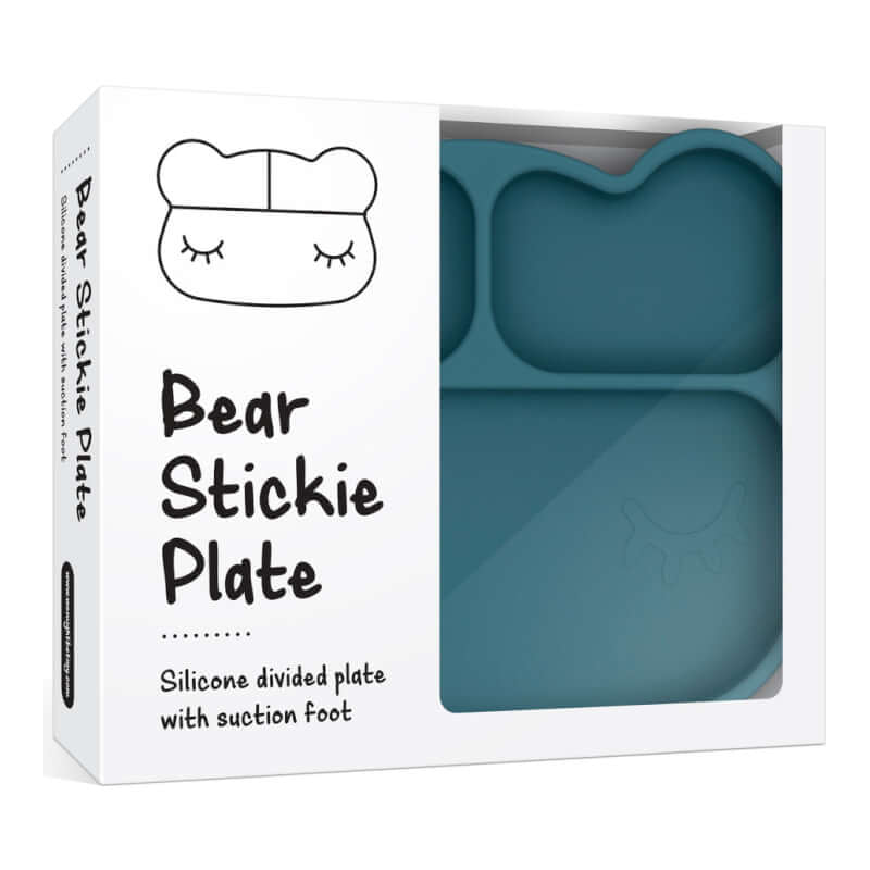 We Might Be Tiny Bear Stickie Plate