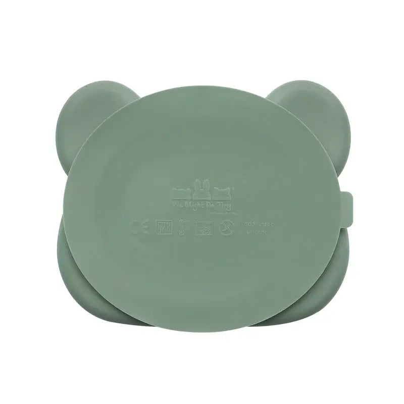 We Might Be Tiny Bear Stickie Plate