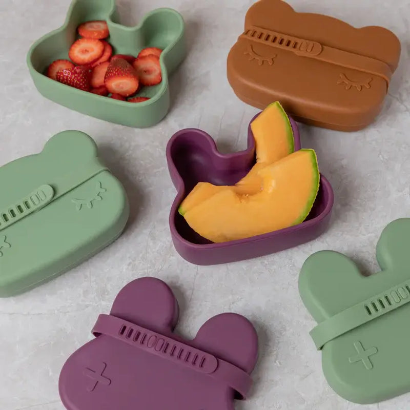 We Might Be Tiny Bear Stickie Plate
