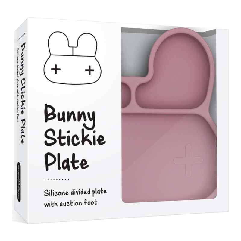 We Might Be Tiny Bunny Stickie Plate
