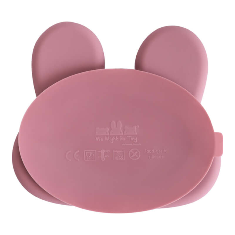 We Might Be Tiny Bunny Stickie Plate