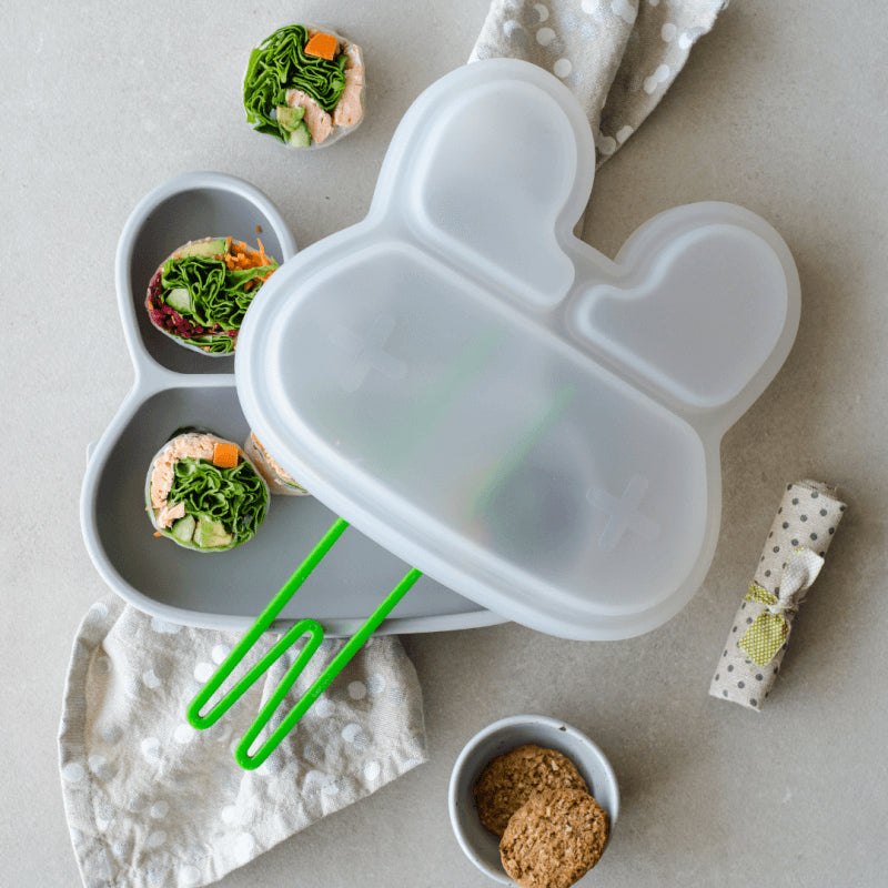 We Might Be Tiny Bunny Stickie Plate