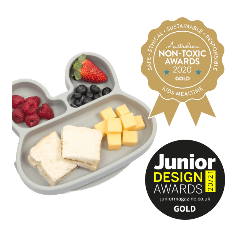 We Might Be Tiny Bunny Stickie Plate