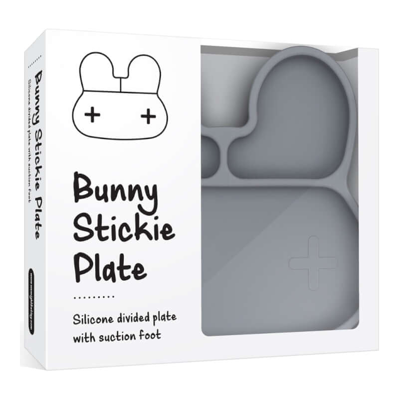 We Might Be Tiny Bunny Stickie Plate