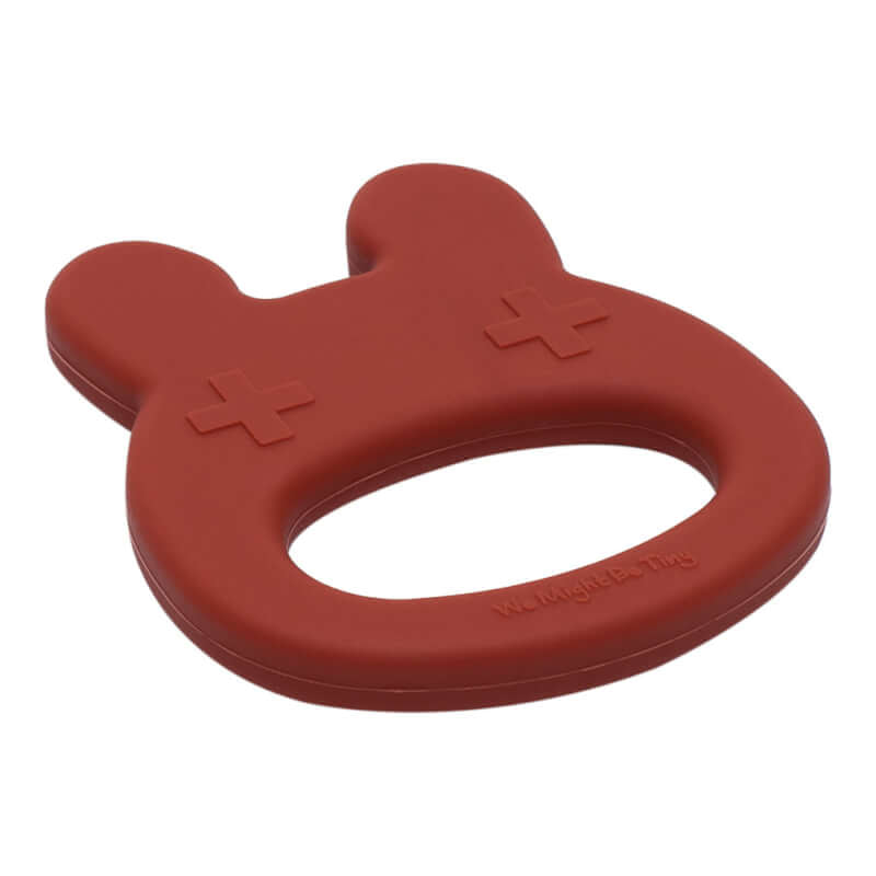 We Might Be Tiny Bunny Teether - Rust