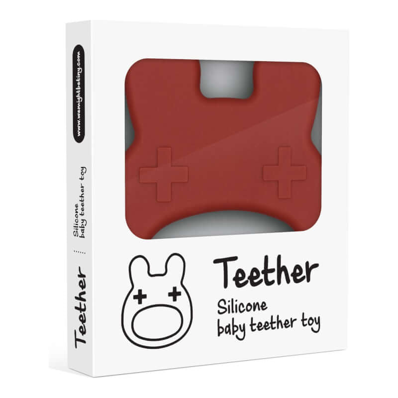 We Might Be Tiny Bunny Teether - Rust