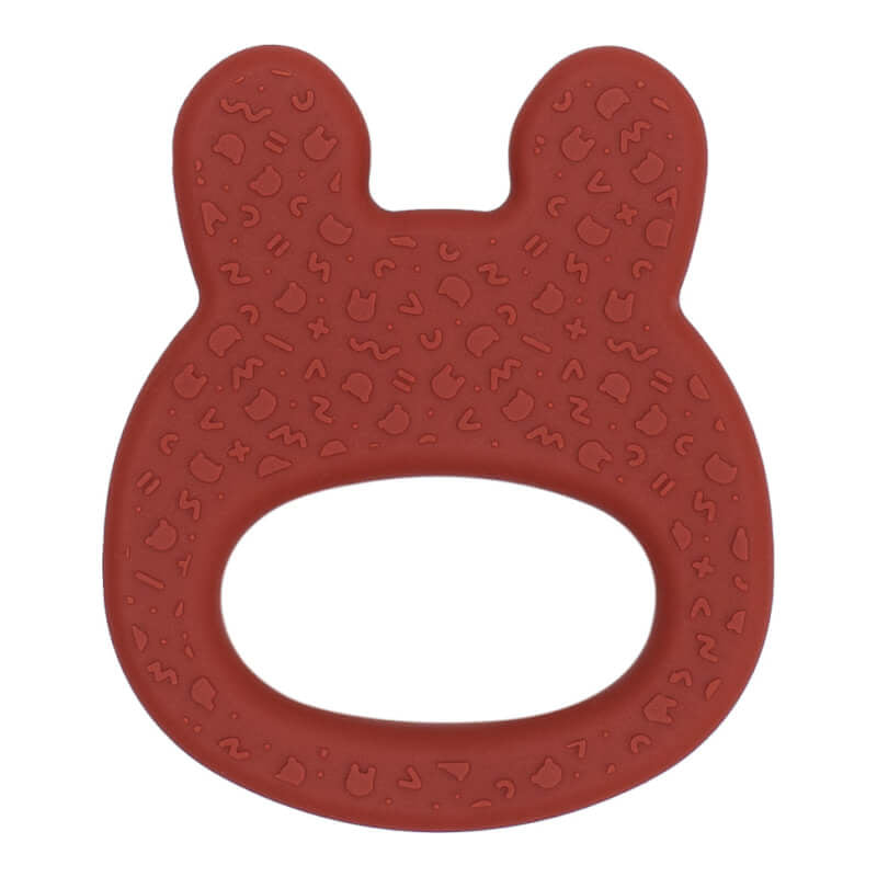 We Might Be Tiny Bunny Teether - Rust