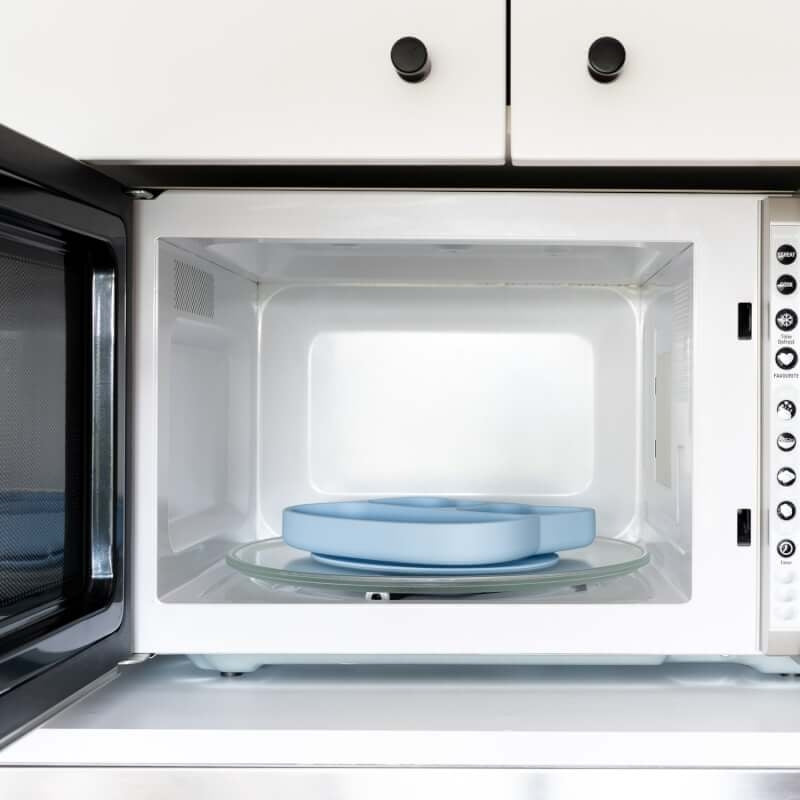 We Might Be Tiny Cat Stickie Plate - Powder Pink