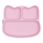 Cat Stickie Plate - Powder Pink