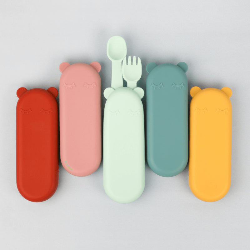 We Might Be Tiny Feedie Fork & Spoon Set