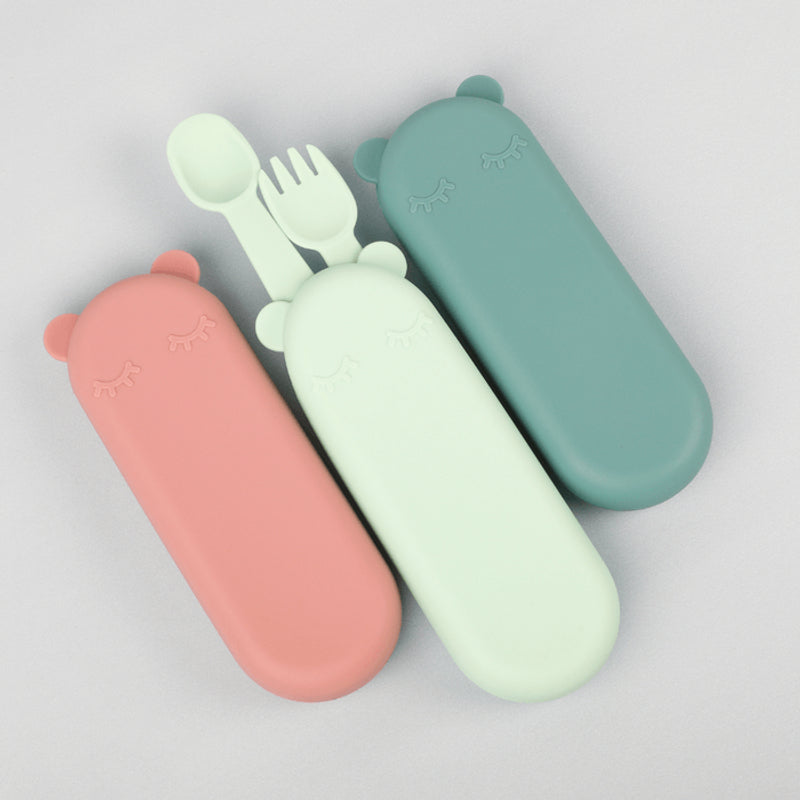 We Might Be Tiny Feedie Fork & Spoon Set