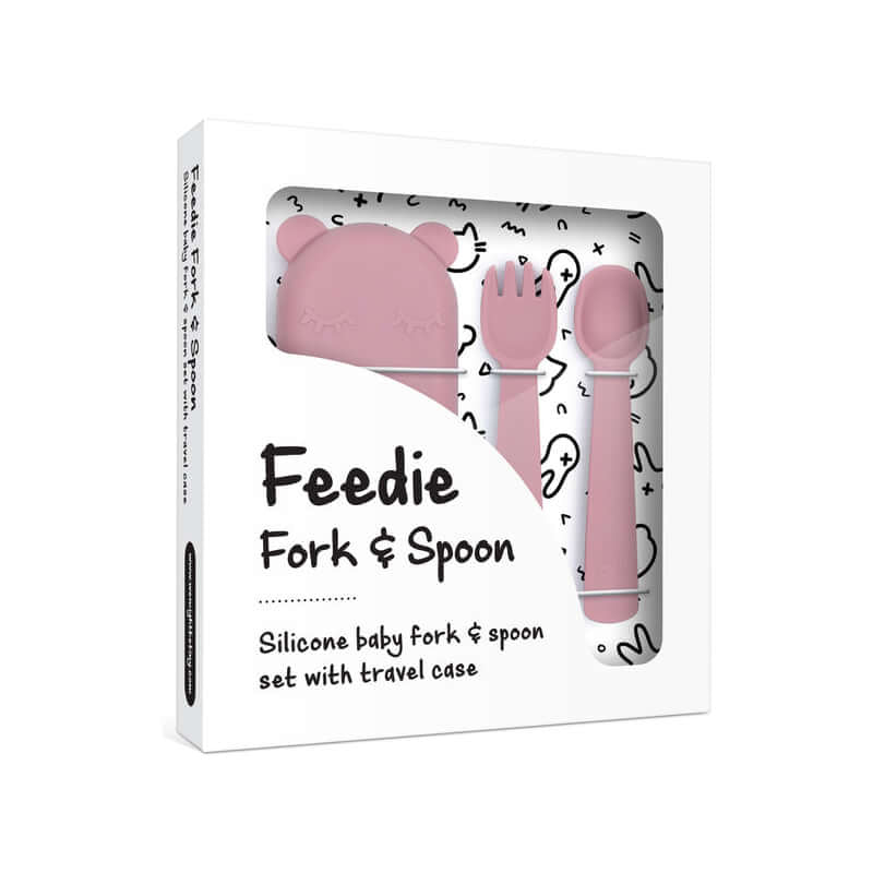 We Might Be Tiny Feedie Fork & Spoon Set