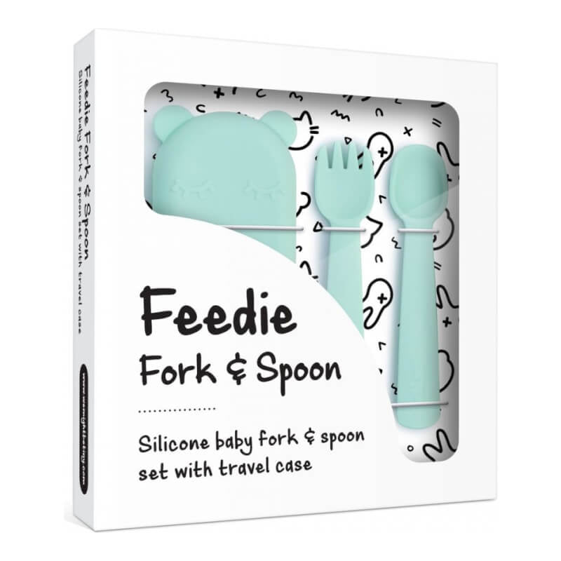 We Might Be Tiny Feedie Fork & Spoon Set
