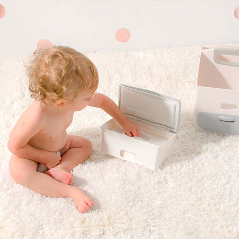 Ubbi Large Wipes Dispenser Container - Grey