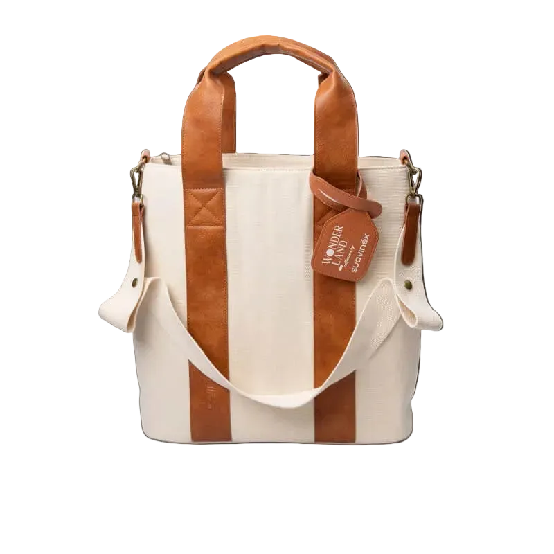 Wonderland Nappy Tote Bag - Neutral