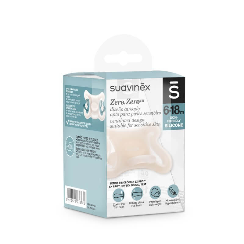 Suavinex Zero Zero™ SX PRO™ Physiological Silicone Soother - 6-18m