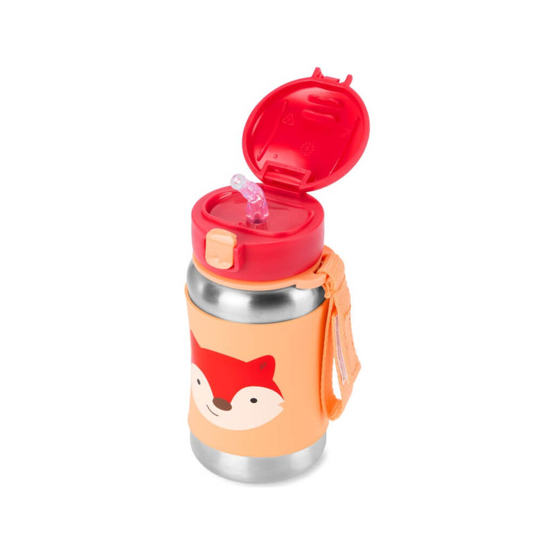Skip Hop Zoo Stainless Steel Straw Bottle
