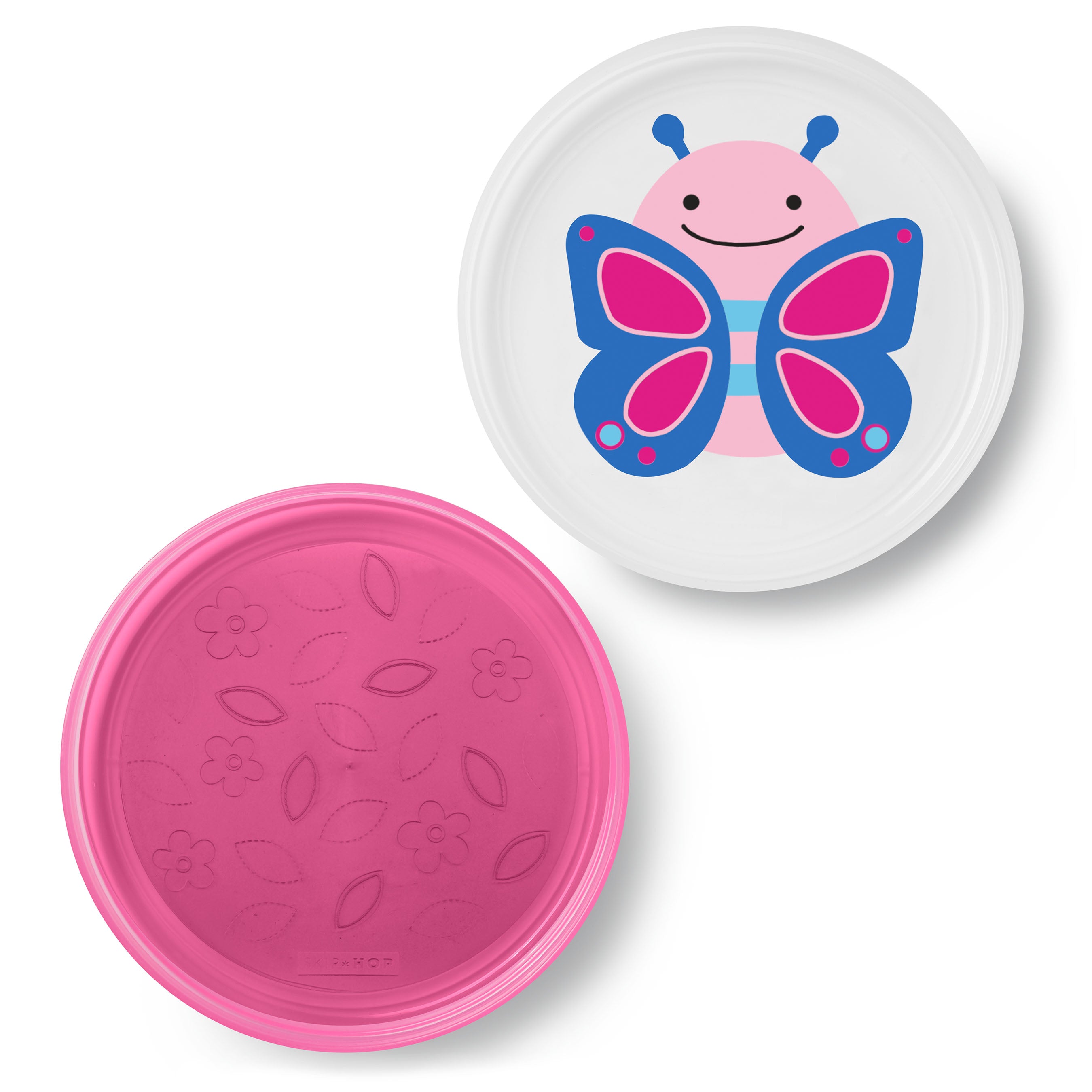 Zoo Blossom Butterfly Smart Serve Non Slip Plates