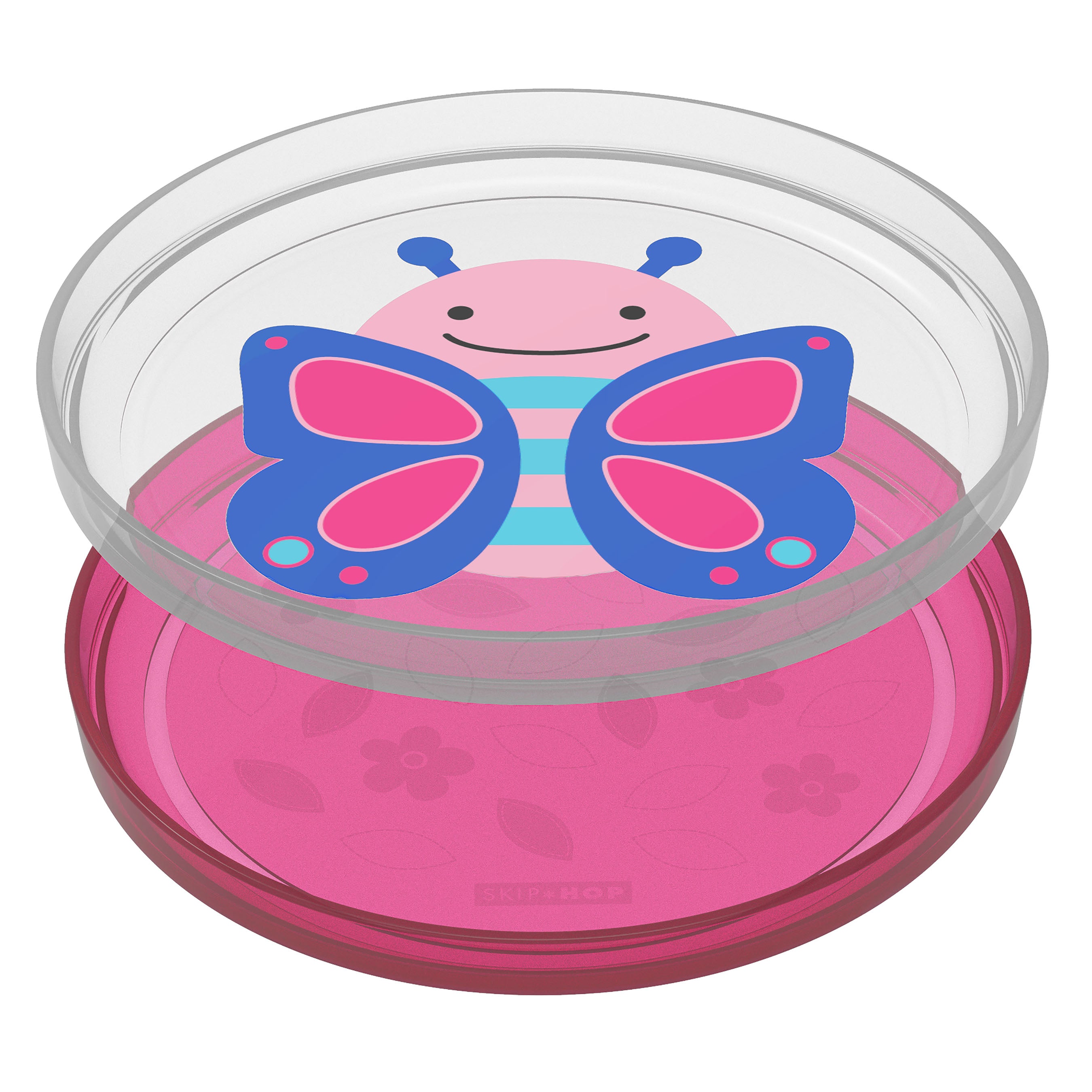 Zoo Blossom Butterfly Smart Serve Non Slip Plates