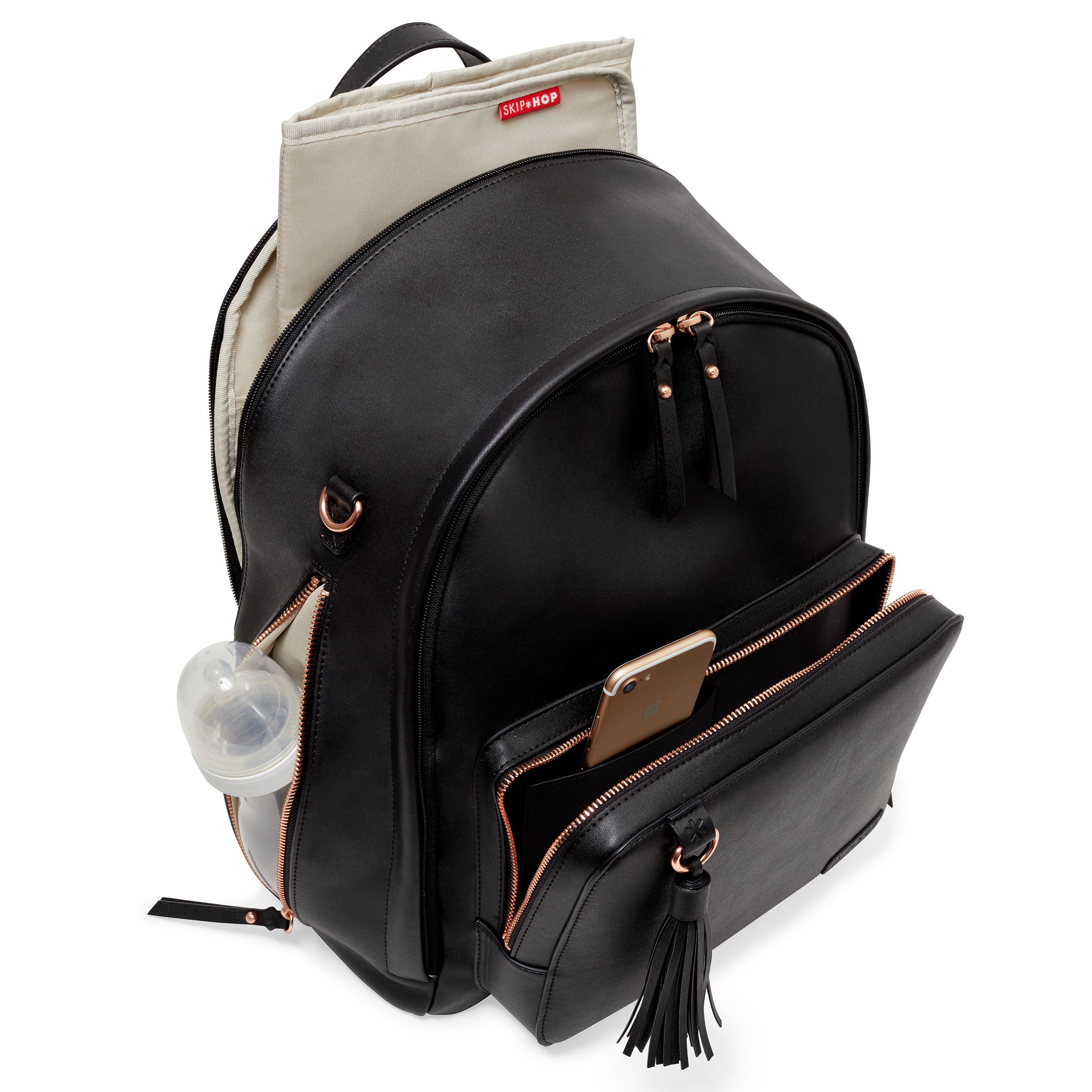 Skip Hop Greenwich Simply Chic Backpack - Black