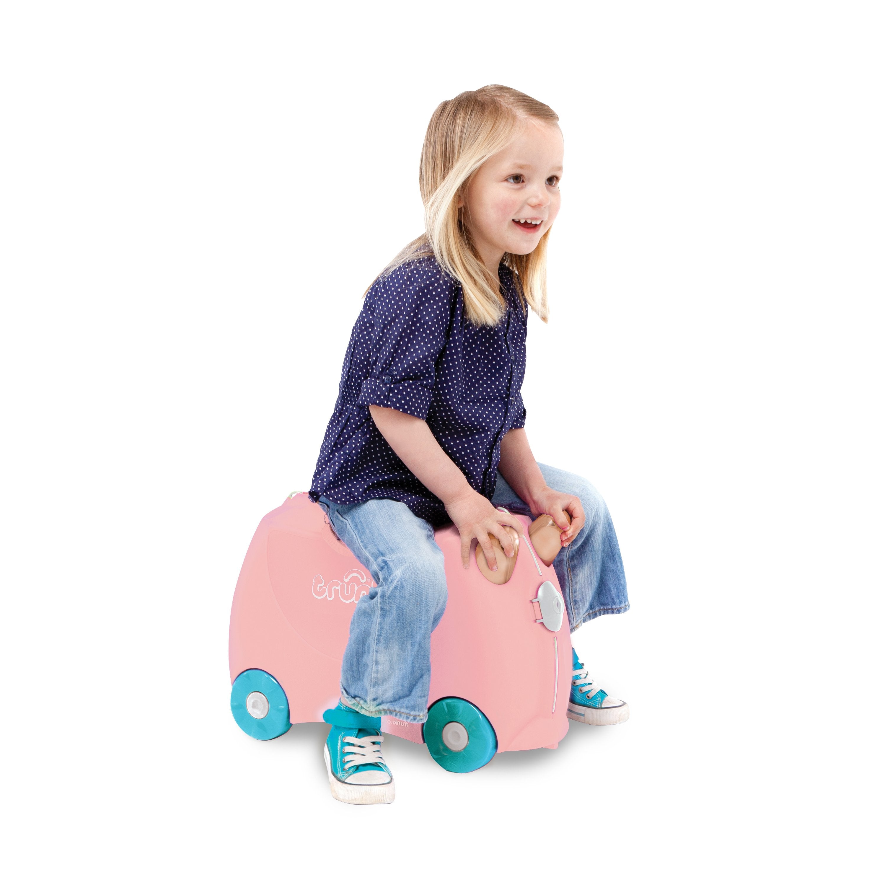 Trunki Ride-On Luggage - Flossi the Flamingo