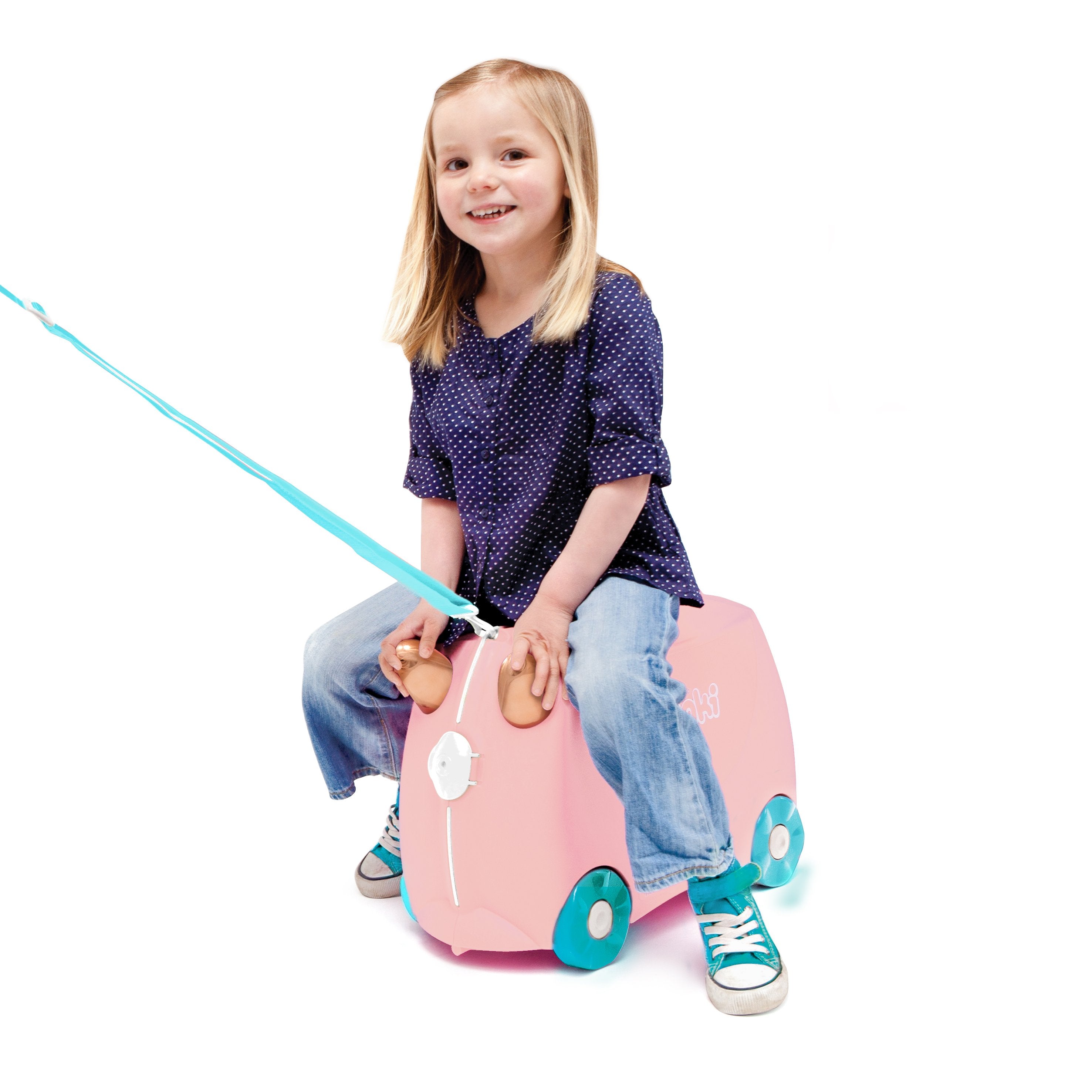 Trunki Ride-On Luggage - Flossi the Flamingo