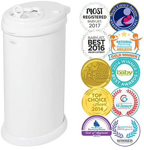 Ubbi Nappy Bin - White