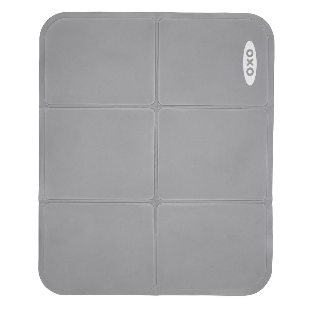 Nappy Caddy with Changing Mat - Grey