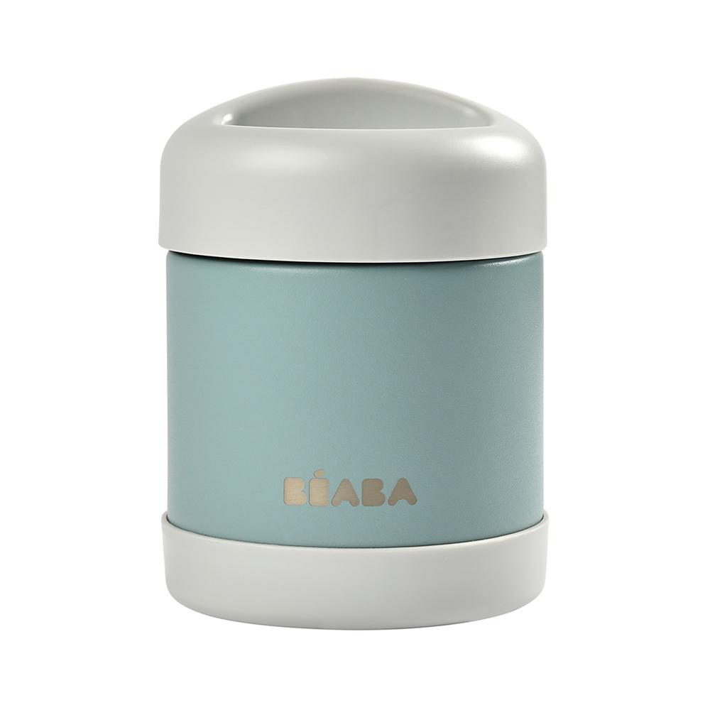 Beaba Stainless Steel Isothermal Portion 300ml - Eucalyptus