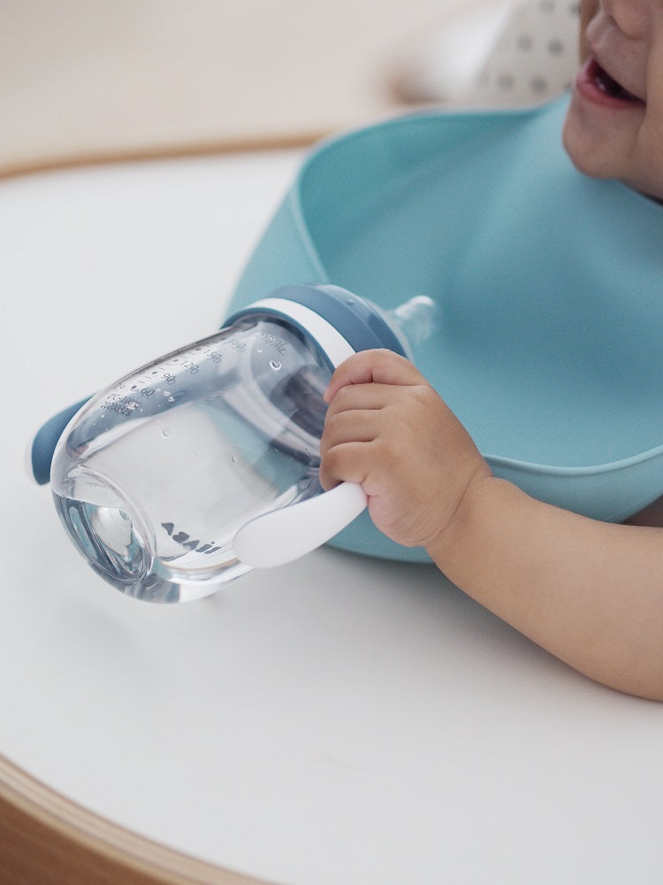 Silicone Bibs Twin Pack - Blue