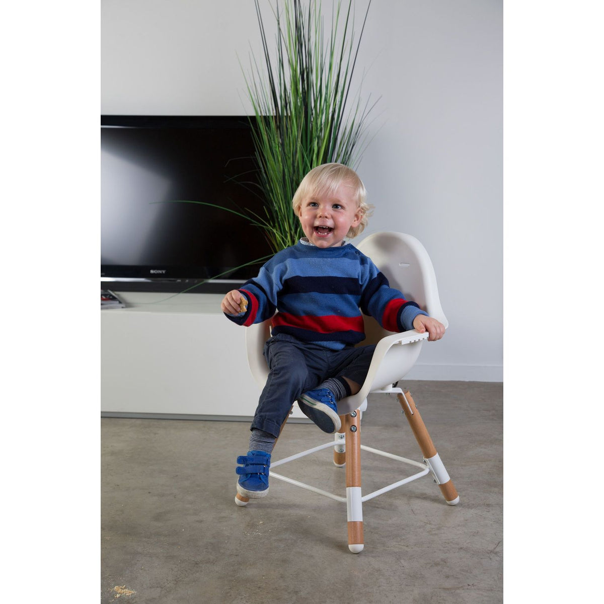 Evolu 2 High Chair - Natural White