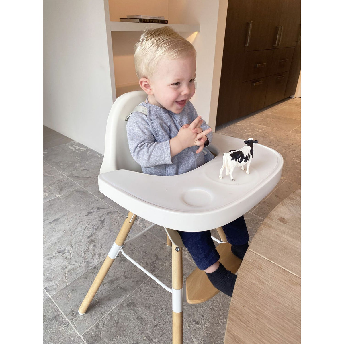 Evolu 2 High Chair - Natural White