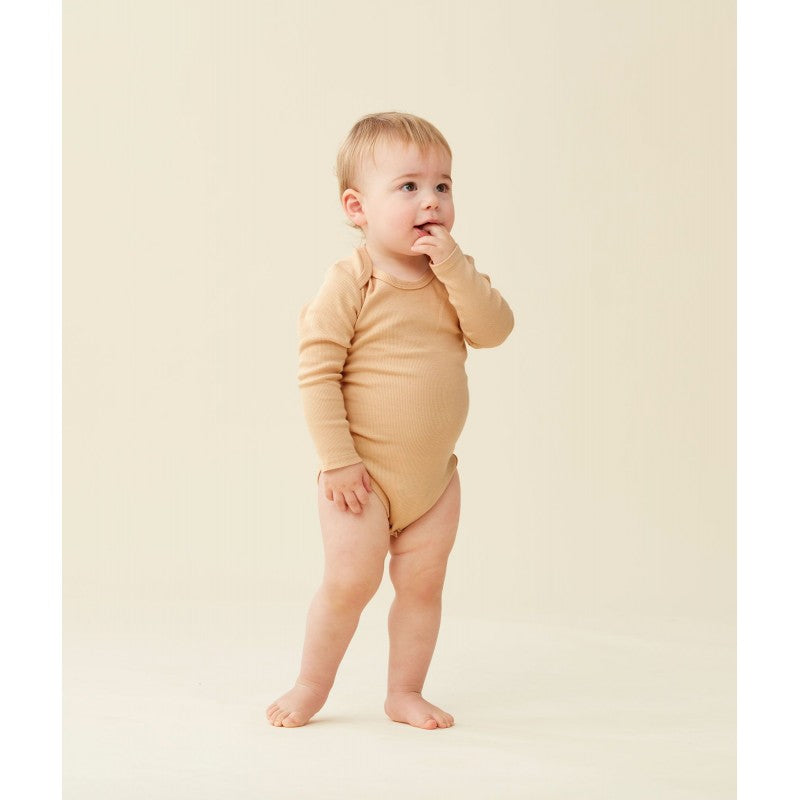 ergoPouch Long Sleeve Bodysuit - Wheat