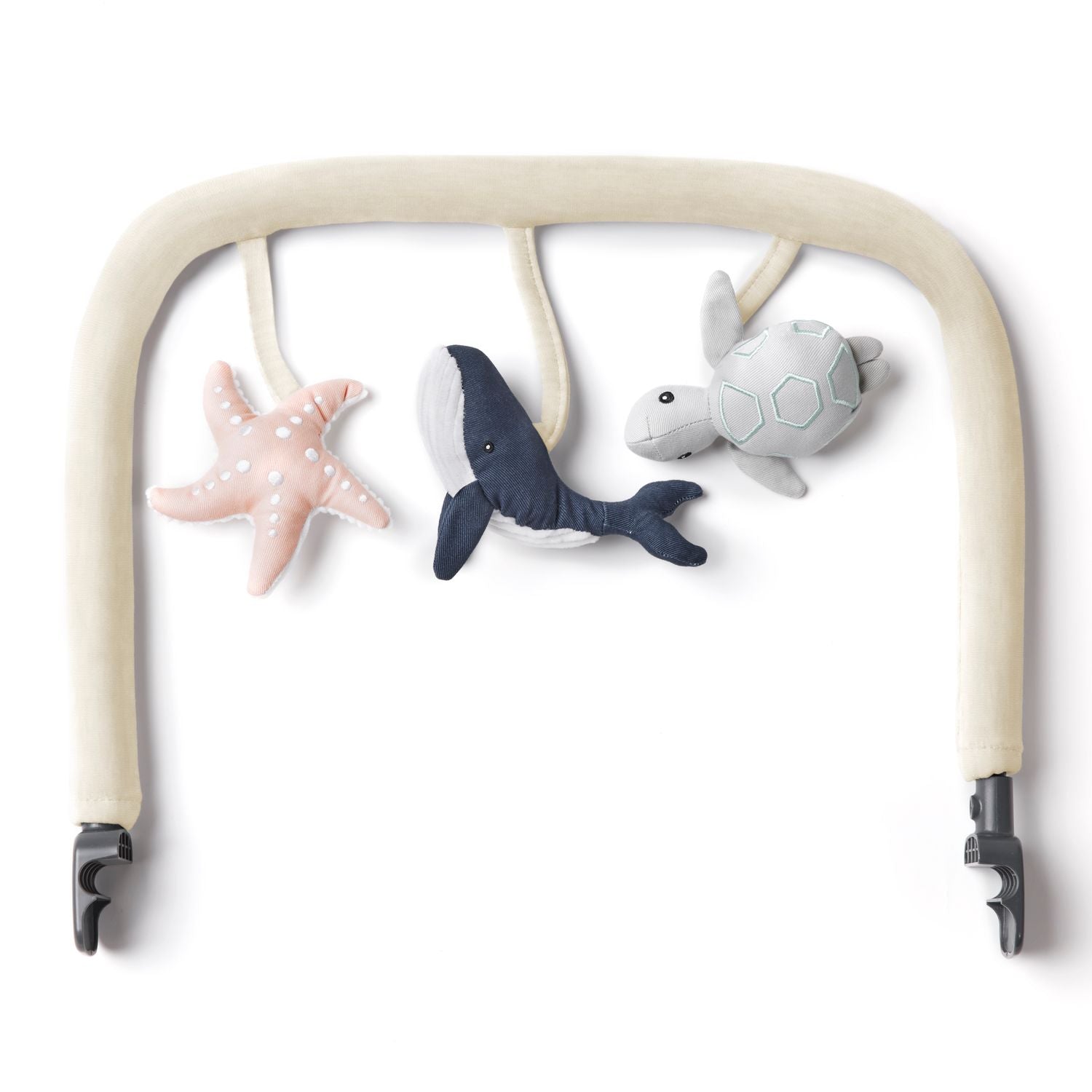 Ergobaby Evolve 3 in 1 Bouncer Toy Bar - Cream Ocean Wonder