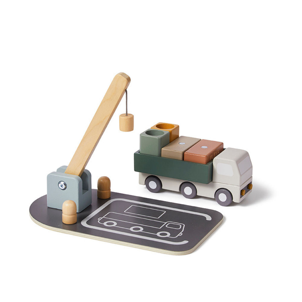 Truck and Crane