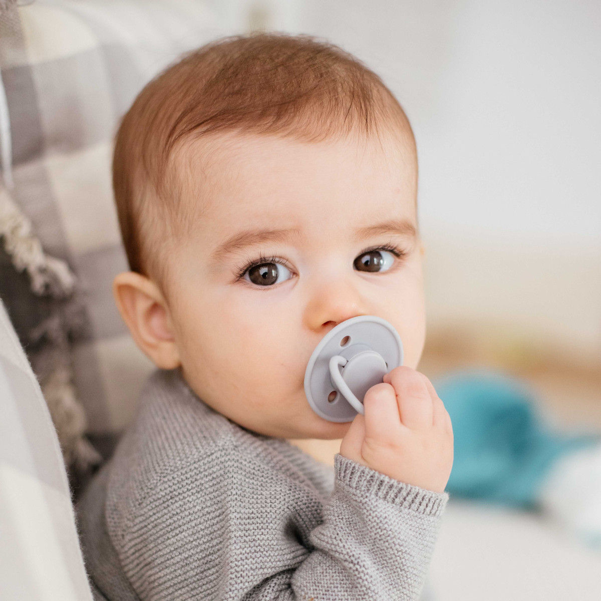 Mininor Silicone Dummy - Nordic Sky Blue