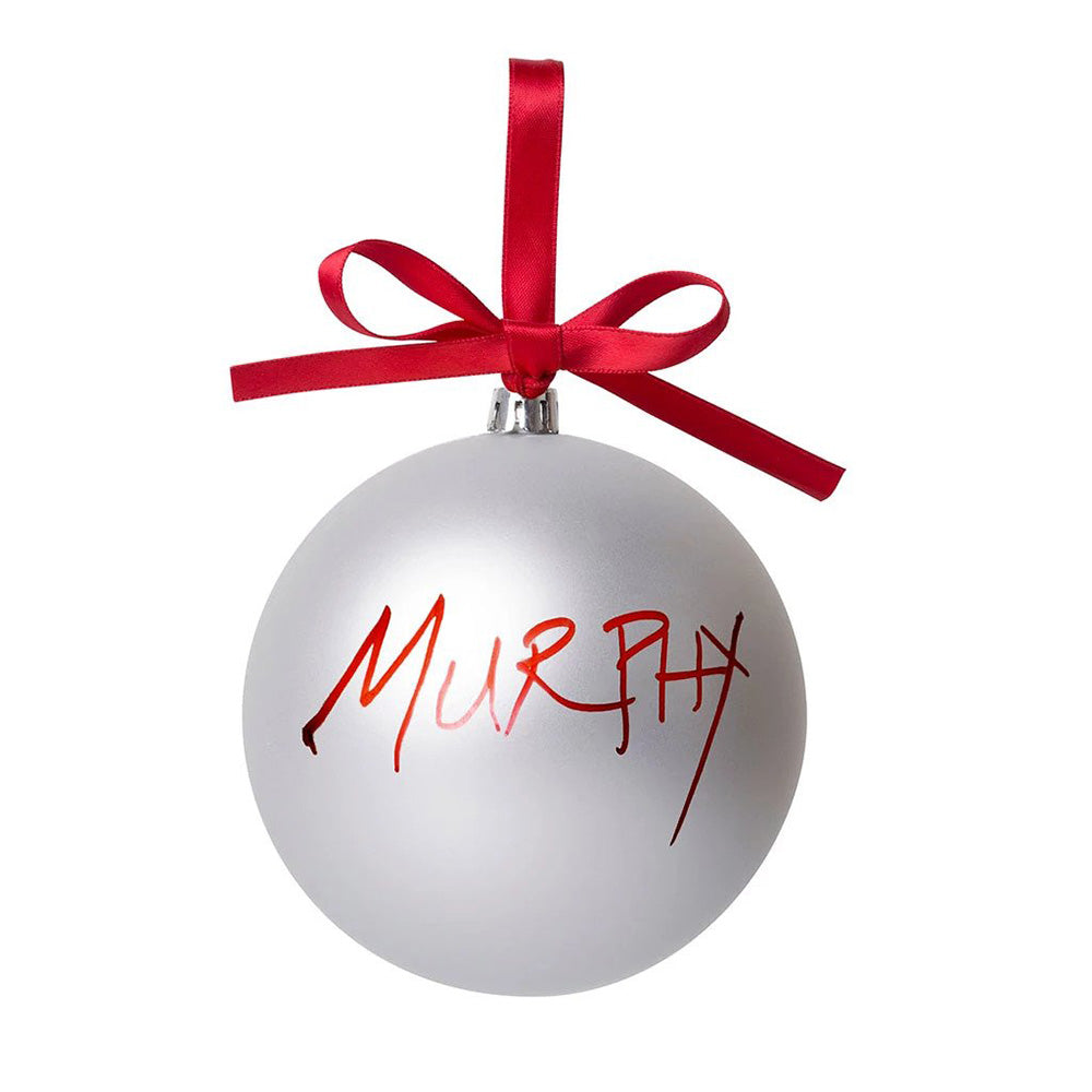 Pet Merry Pupmas Ball Ornament - Silver