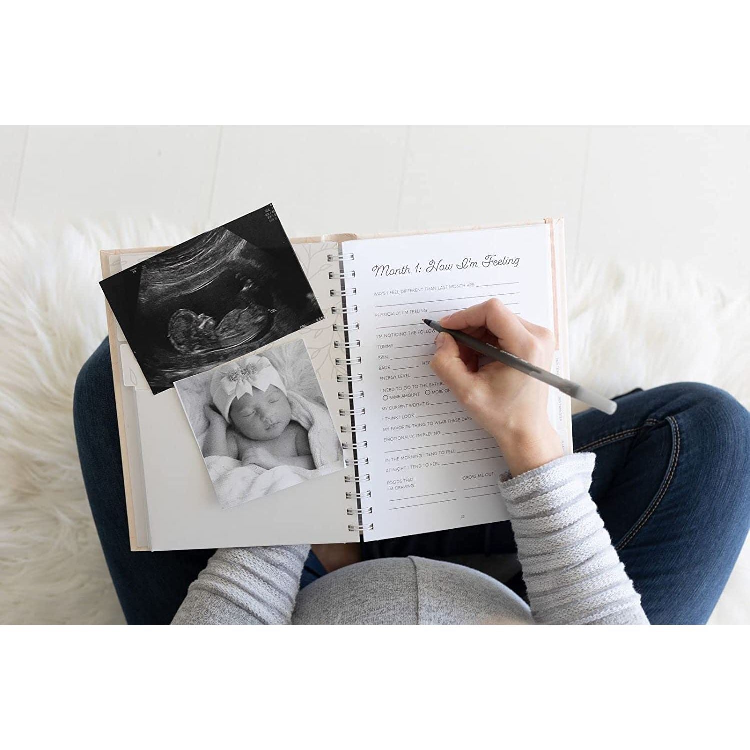 Pearhead Pregnancy Journal - Blush