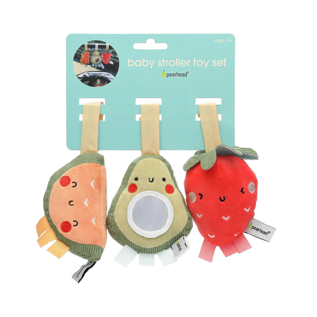 Pearhead Stroller Toy Set - Fruit