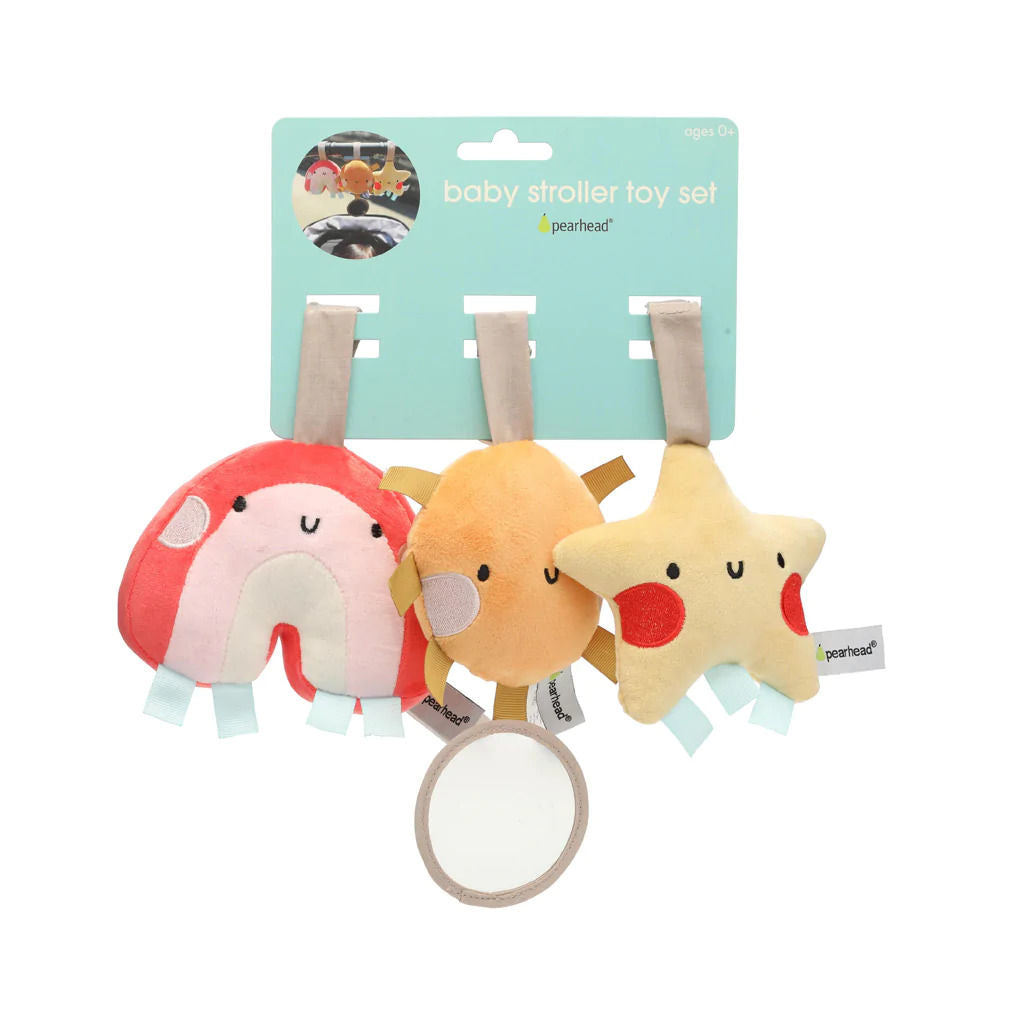 Pearhead Stroller Toy Set - Rainbow