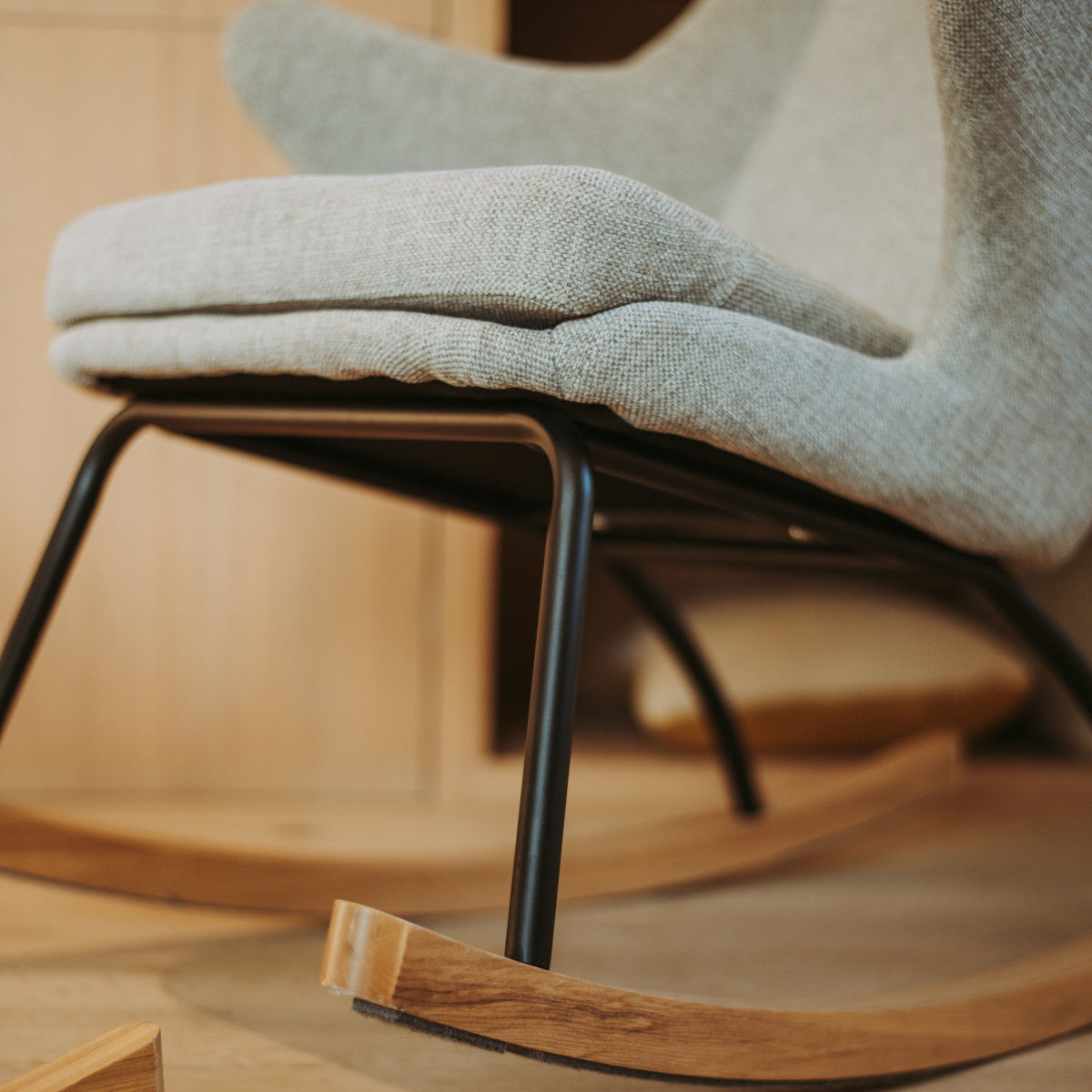 Quax Rocking Nursing Chair - Sand Grey