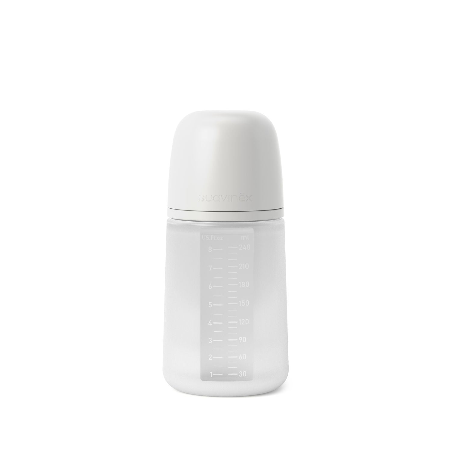 Suavinex Colour Essence All Silicone Bottle 240ml - Transparent