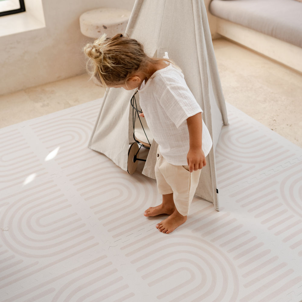 Toddlekind Premium Puzzle Playmat - Linen
